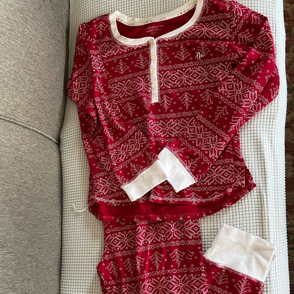 Red and White Kids Pajamas